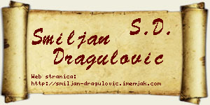 Smiljan Dragulović vizit kartica